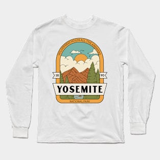 Yosemite National Park Hiking Camping Outdoors Outdoorsman Long Sleeve T-Shirt